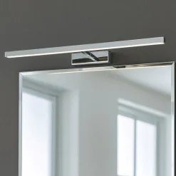 Applique cromo da specchio 102cm led cct riga perenz illuminazione