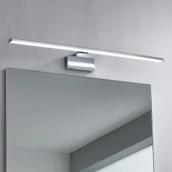Applique cromo per bagno 18w 3000k ideal lux alma ap d81