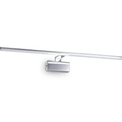 Applique cromo per bagno 18w 3000k ideal lux alma ap d81
