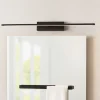 Applique da bagni nera per specchio 20w 3000k