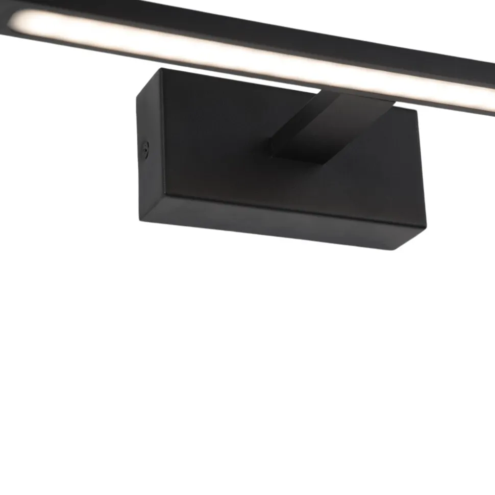 Applique da bagni nera per specchio 20w 3000k