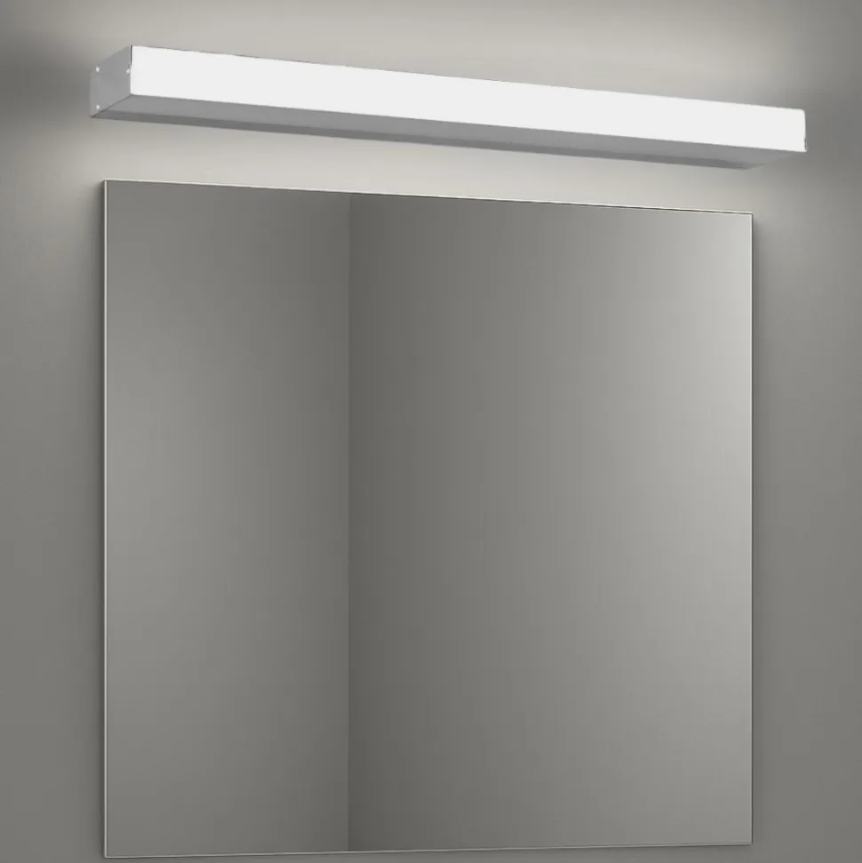 Applique da bagno bianca rettangolare led 8w 3000k