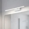 Applique da bagno bianco 50cm led 10w 3000k fabas luce nala