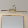 Applique da bagno brunito bow ap d76 ideal lux led 8w 3000k