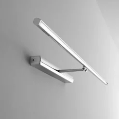 Applique da bagno cromo led 2700k linea light straight ip40