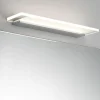 Applique da bagno led 28w 3000k alluminio anodizzato linea light skinny