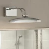 Applique da bagno mirror 20 ap2 ideal lux cromo luce orientabile