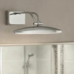 Applique da bagno mirror 20 ap2 ideal lux cromo luce orientabile