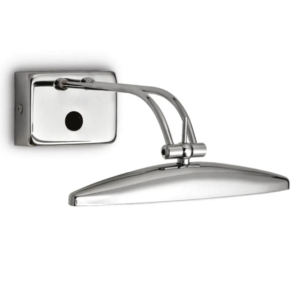 Applique da bagno mirror 20 ap2 ideal lux cromo luce orientabile