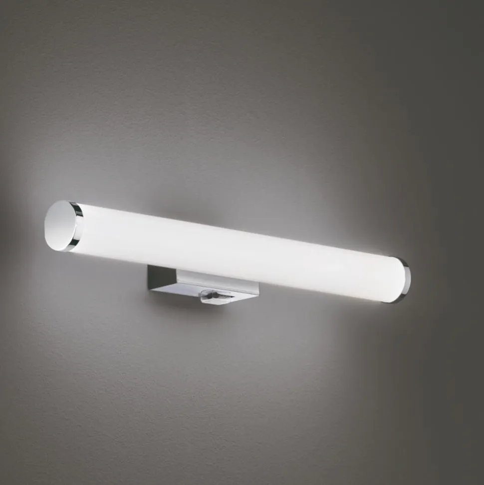 Applique da bagno moderno led 4w 3000k cromo