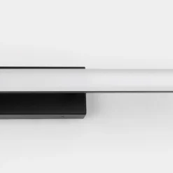 Applique da bagno moderno nera led 12w 3000k ip44
