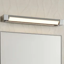 Applique da bagno orientabile led 9w dimmerabile cromo