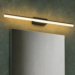 Applique da bagno 19w riflesso ap d82 nera ideal lux