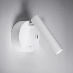 Applique da comodino bianco led 2w 3000 4000k vivida betu