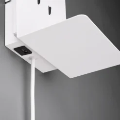 Applique da comodino bianco presa usb luce orientabile