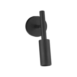 Applique da comodino camera da letto nero orientabile led 3000k