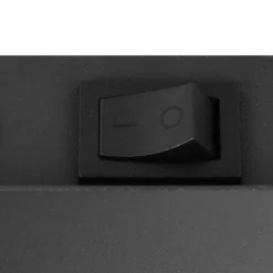 Applique da comodino con interruttore nero caffe per camera da letto