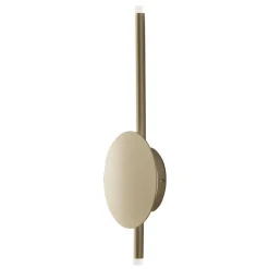 Applique da comodino oro camera da letto led 3000k ondaluce ap james
