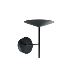 Applique da comodino poe led 3000k nera moderna