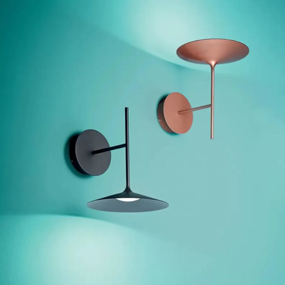 Applique da comodino poe led 3000k nera moderna