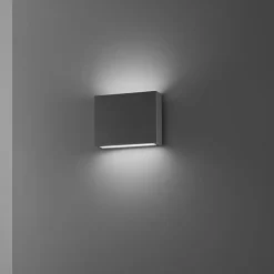 Applique da esterno antracite led 7w cct ip65 perenz pocket