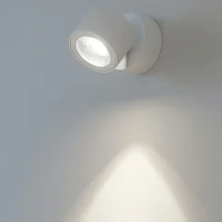 Applique da parete bianca led orientabile 15w 3000k 4000k 6000k perenz camera