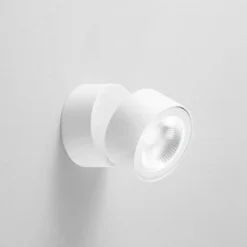 Applique da parete bianca led orientabile 15w 3000k 4000k 6000k perenz camera