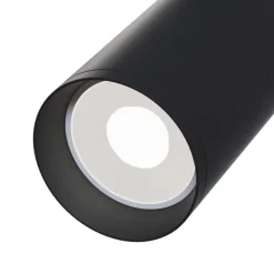 Applique da parete cilindro nero orientabile maytoni focus