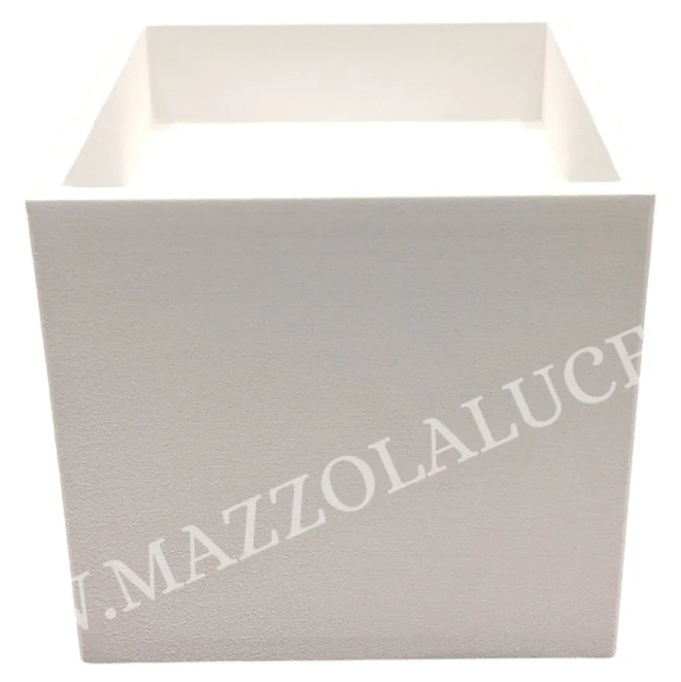 Applique da parete cubo led 10w 3000k isyluce bianco