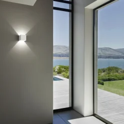 Applique da parete cubo led 10w 3000k isyluce bianco