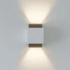 Applique da parete di gesso dettagli bronzo sforzin