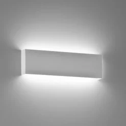 Applique da parete isyluce led 24w 3000k 4000k bianca rettangolare