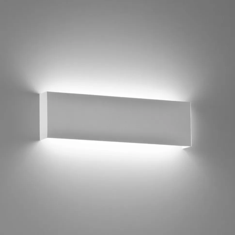 Applique da parete isyluce led 24w 3000k 4000k bianca rettangolare