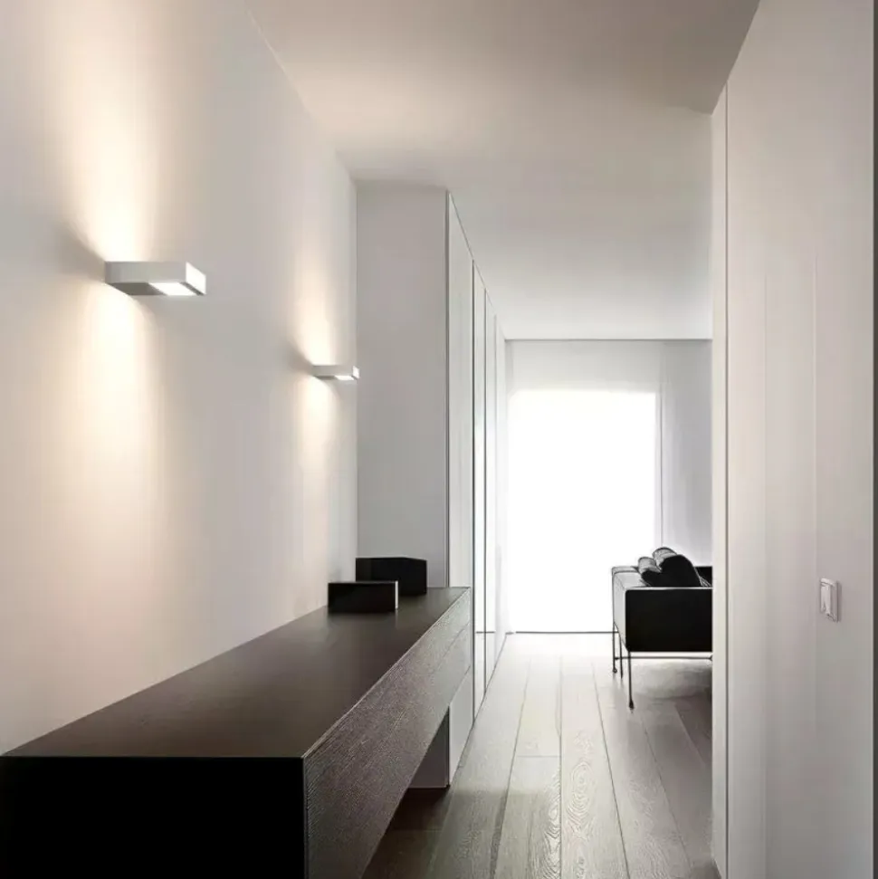 Applique da parete led 3000k bianca regolo linea light 61cm