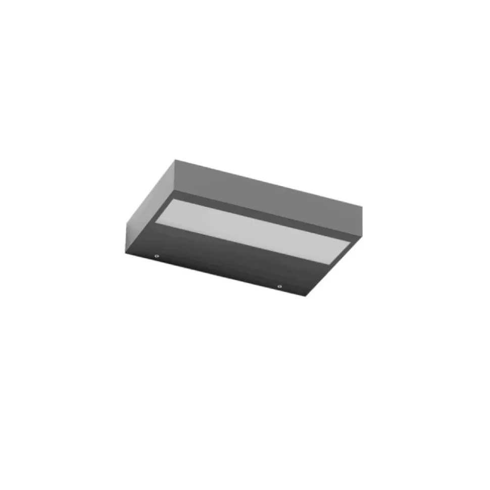 Applique da parete led 3000k linea light regolo antracite