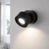 Applique da parete led 3000k nera orientabile vivida cyber