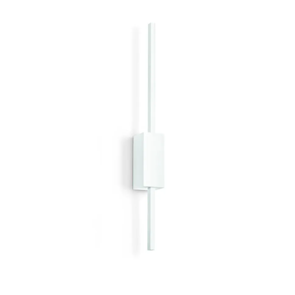 Applique da parete led 3000k ondaluce agos bianca minimalista orientabile
