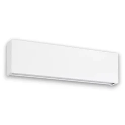Applique da parete led 19w 2700k bi emissione bianco box w2 linea light