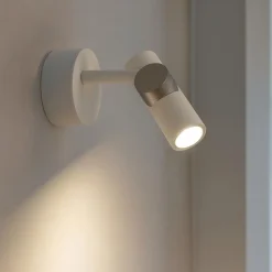 Applique da parete led 11w 3000k linea light goose bianco grigio