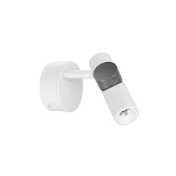 Applique da parete led 11w 3000k linea light goose bianco grigio
