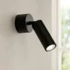 Applique da parete nero led 5w 3000k isyluce focus slim