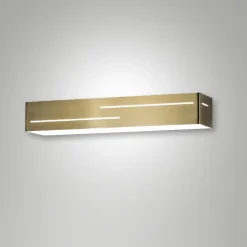 Applique da parete ottone led 18w 3000k fabas luce