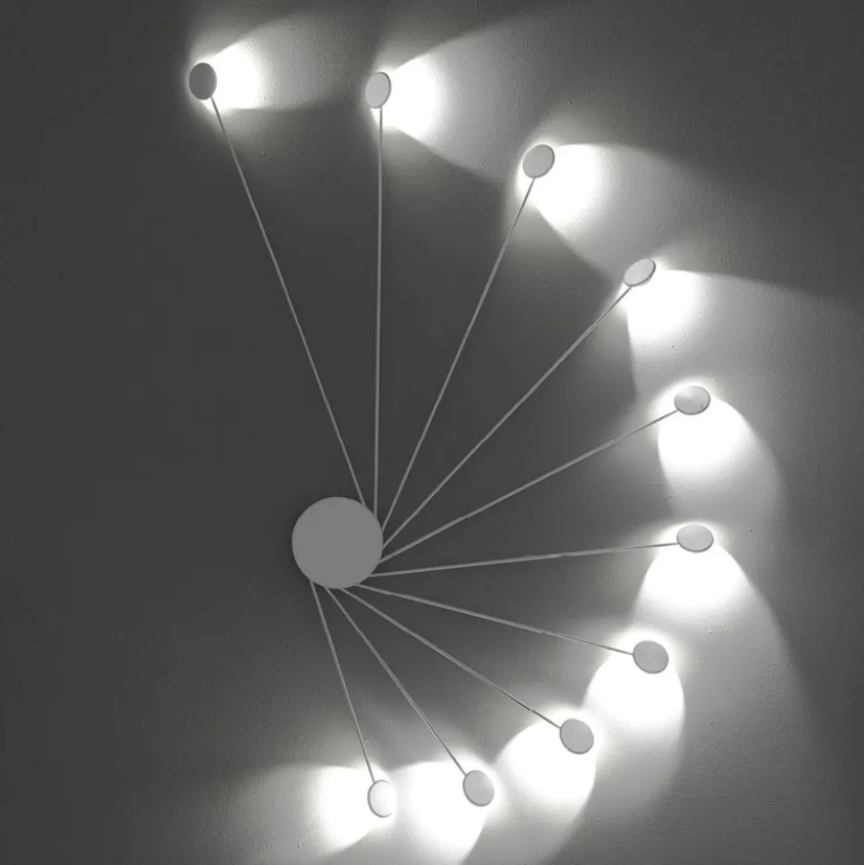 Applique da parete soffitto led 20w 3000k vivida helix bianco