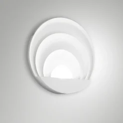 Applique design moderna da parete led 29w 3000k fabas luce sunrise
