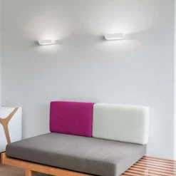 Applique design moderna led 18w 3000k bianca isyluce