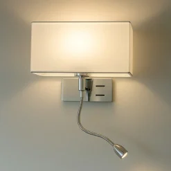 Applique destro per comodino camera da letto perenz para hotel