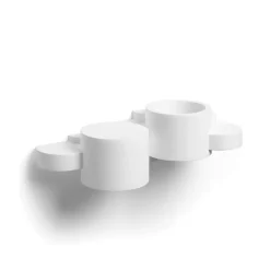 Applique di gesso bianca pitturabile chia sforzin design moderna