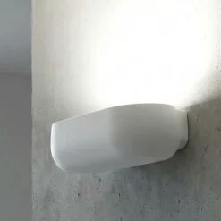 Applique di gesso bianco moderno sforzin mysia