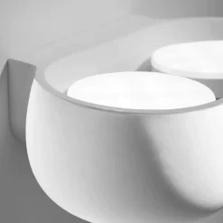 Applique di gesso design moderna bianca sforzin mysia