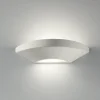 Applique di gesso isyluce bianca per interni
